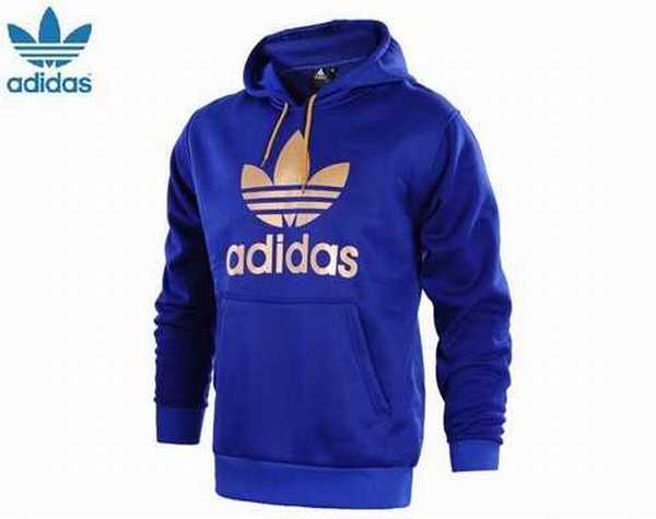 sweat adidas bleu et blanc